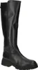 A black leather boot on a white background. Produktbild-Vorschau