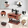 Hracia skrinka v tvare šijacieho stroja v retro štýle, Náhľad obrázku produktu 8