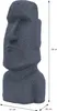ECD Germany Moai Figur Rapa Nui Kopf 78cm hoch, Grau, aus Produktbild-Vorschau 6