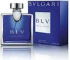 A bottle of Bvlgari BLV pour Homme Eau de Toilette and its packaging are displayed against a white background. Voir les images du produit