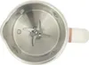 A top-down view of the inside of a blender jug with blades. Podgląd zdjęcia produktu