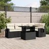 The Living Store 6-tlg. Garten-Sofagarnitur mit Kissen Produktbild-Vorschau 2
