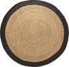 Tapis ronds en jute Mrcarpet Nature/antraciet 200cm Voir les images du produit 2