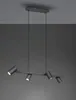 TRIO Trio Marley -riippuvalaisin 80 cm, 4-osainen, GU10, Anteprima dell’immagine prodotto 3