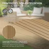 ML-Design WPC Abschlussleiste Teak für Terrassenfliesen Produktbild-Vorschau 4