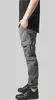 A person wearing cargo jogging pants and sneakers, shown from the side. Produktbild-Vorschau