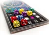 A close-up shot of a board game with dice on it. Podgląd zdjęcia produktu