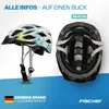FISCHER 86725 Casco da bici FISCHER "Urban Flower", taglia: Anteprima dell’immagine prodotto 14