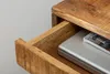 Massiver Schreibtisch RETRO 120cm Mangoholz Bürotisch mit Produktbild-Vorschau 6