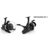 Two black fishing reels are shown against a white background. Text indicating the product name is present. Anteprima dell’immagine prodotto