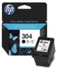A product shot of an HP 304 black ink cartridge and its packaging. Produktbild-Vorschau