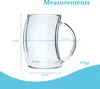 Intirilife 2x Doppelwandiges Thermo Glas - gebogener Style Produktbild-Vorschau 4