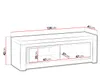MIRJAN24 TV-Lowboard Livinio L-10, TV-Schrank mit LED Produktbild-Vorschau 3