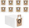 A set of vacuum cleaner dust bags, with eight individual bags arranged in two rows at the top and one larger bag at the bottom. Produktbild-Vorschau