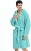 Bademantel Morgenmantel Leicht Frotte Waffelpique Uni Damen Produktbild-Vorschau 6