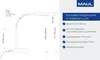 MAUL Lampada da tavolo MAULjoy LED 3.000 K Stand rosa Anteprima dell’immagine prodotto 5