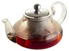 600 ml Glas Teekanne Teekessel Siebfilter Teemaker Produktbild-Vorschau 11