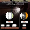 A marketing image showcasing two flashlights with different lighting modes. Produktbild-Vorschau