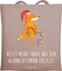 Mr. & Mrs. Panda Jutebeutel Tante Weihnachten - Braun Produktbild-Vorschau 1