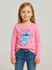 Langarmshirt Disney Stitch mit Herz- und Glitzerprint Pink Produktbild-Vorschau 4