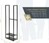 Westmann Stahl Kaminholzregal Porthos Schwarz 40x20x120 cm Produktbild-Vorschau 7