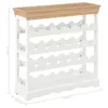 Weinschrank Weiß 70 x 22,5 x 70,5 cm MDF Produktbild-Vorschau 8