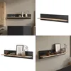A collage of four images showing a wall shelf with decorative items in different settings. Produktbild-Vorschau