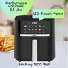 Premium Heissluftfritteuse mit 11 Koch-Programmen, 6,5 l, Produktbild-Vorschau 4