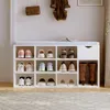 Skríň Na Topánky S Sedadlom Loft Biela Lavica Prechodová Náhľad obrázku produktu 10