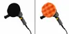 Two images of a polisher, one with a black pad and one with an orange pad. Produktbild-Vorschau