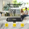 Transparante weerstationbehuizing, 14 cm, zwart, 2-delig Productafbeelding-voorbeeld 4