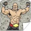 MuchoWow® Poster Eine Illustration eines Kämpfers beim Produktbild-Vorschau 1
