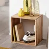 Wohnling Massivholz Akazie Cube Regal 43,5 x 43,5 x 33 cm Anteprima dell’immagine prodotto 7