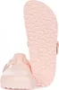 A pair of pink Birkenstock Boston Eva clogs are shown from a side and underneath view against a white background. Podgląd zdjęcia produktu