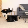 lionto Kratzbaum 50 cm, platzsparender Katzenkratzbaum mit Produktbild-Vorschau 2