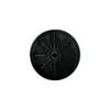 A black carbon filter with a radial pattern. Produktbild-Vorschau