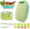 Schneidebrett, 9-in-1 Camping-Schneidebrett mit 5 Produktbild-Vorschau 1