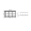 Abfalltrennsystem für Schubladen – Mülltrennsystem 90cm – 3 Produktbild-Vorschau 2
