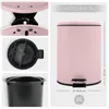 Spirella Vuilnisemmer Cannes - lichtroze - 3 liter - metaal Productafbeelding-voorbeeld 4