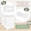 iGlobal 2-in-1 Baby Gitterbett Babybett Kinderbett mit Produktbild-Vorschau 4