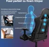 Diagram showing ergonomic features of a chair. Produktbild-Vorschau