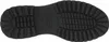 The sole of a black boot is shown from an underneath view. Produktbild-Vorschau
