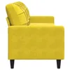 Design 3-Sitzer-Sofa Gelb 210 cm Samt, Schlafsofas 2024 Neu Produktbild-Vorschau 5