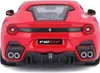 The rear view of a red Ferrari F12TDF toy car. Produktbild-Vorschau