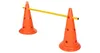 Lot de 2 cônes de signalisation orange, avec trous, 52 cm Voir les images du produit 2
