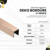 Deko Bordüre U-Profil Zierleiste Fliesenschiene Edelstahl Produktbild-Vorschau 3