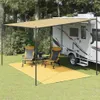 vidaXL Tenttapijt, 200x400 cm, beige Productafbeelding-voorbeeld 1