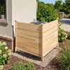 COSTWAY 2-tlg. Gartenzaun, Steckzaun 119x115,5cm(L x H), Produktbild-Vorschau 2