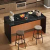 Merax Kücheninsel mit LED-Beleuchtung, Sideboard mit Produktbild-Vorschau 6