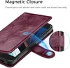 Handyhülle iPhone SE 2022/2020 7/8 Weinrot Leder Flipcase Produktbild-Vorschau 4